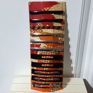 Hair metal hair barrettes/ accessories 2 1/4 in.